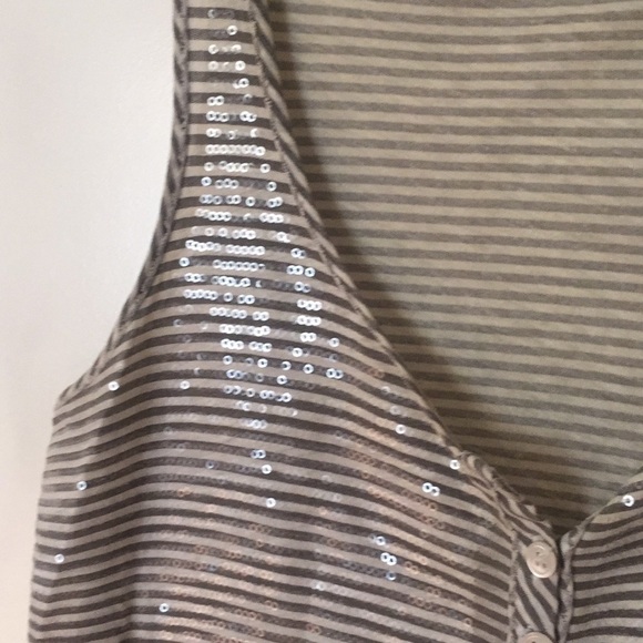 J.Crew Striped Sequin Tank, size XS - Picture 2 of 4